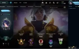 Conta de lol, lvl 311 Gold 3 e com skin prestigio do yasuo