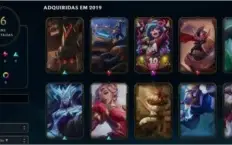 Conta LoL Diamante 2 - 118 champs 76 skins
