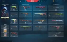 Conta de Valorant com muitas skins boas rgx ancifogo reaver