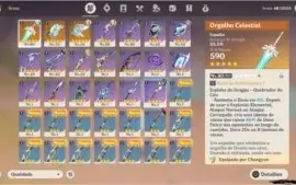 CONTA GENSHIN IMPACT BR LVL 47
