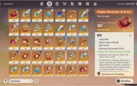 CONTA GENSHIN IMPACT BR LVL 47