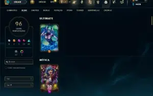 Bronze 1 com 150 Champs e 96 Skins