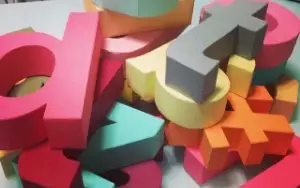 Arquivos de corte Alfabeto 2D para Silhouette