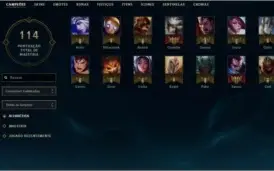 CONTA LEAGUE OF LEGENDS