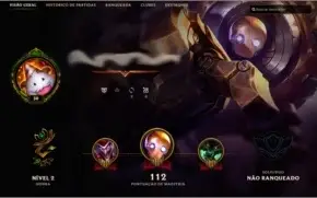 Conta LoL Unranked - 48 Champions - 10 Skins