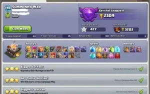 Vendo conta clash of clans cv 11novo
