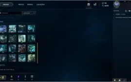 Conta League of Legends Lv100 Platina 3 Solo/duo Gold 1 Flex