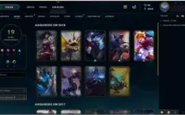 Conta League of Legends Lv100 Platina 3 Solo/duo Gold 1 Flex