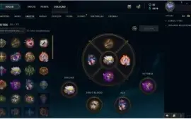 Conta League of Legends Lv100 Platina 3 Solo/duo Gold 1 Flex