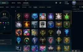 Conta League of Legends Lv100 Platina 3 Solo/duo Gold 1 Flex