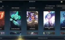 CONTA GRÃO MESTRE WILD RIFT - VÁRIAS SKINS