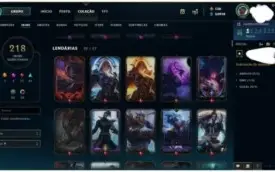 Conta legue of legends Grão Mestre 2019