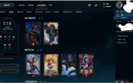 Conta legue of legends Grão Mestre 2019