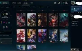 Conta legue of legends Grão Mestre 2019
