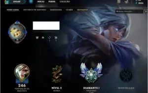 Conta diamante 1 112 campeões 145 skins ELISE VITORIOSA