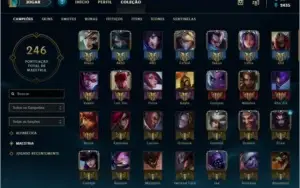 Conta diamante 1 112 campeões 145 skins ELISE VITORIOSA