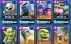 CLASH ROYALE NIVEL 14 COM 10 CARTAO MAXIMIZADAS, 60 NO 13