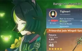 AR10 Tighnari + Lança de jade Primitiva + Garantido