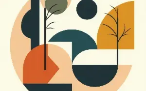 Coleção de Estampas Geométricas Abstratas para Camisetas