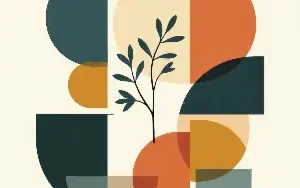 Coleção de Estampas Geométricas Abstratas para Camisetas