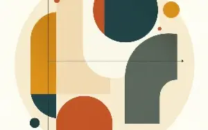 Coleção de Estampas Geométricas Abstratas para Camisetas