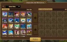 Conta Summoners Wars com quase 5k gemas lvl 45