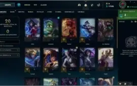 Conta LoL, Gold I, Smurf 64% de win rate.