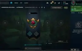 Conta LoL, Gold I, Smurf 64% de win rate.