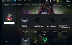 Conta prata 2 com 35 Champs e 2 Skins