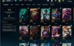 Conta prata 2 com 35 Champs e 2 Skins