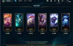 Conta prata 2 com 35 Champs e 2 Skins