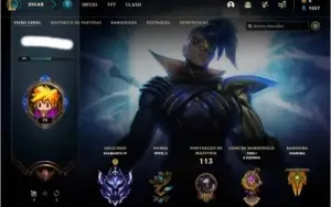 CONTA DIAMANTE 4 LOL 69% DE WINRATE