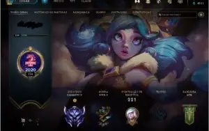 Conta LOL Diamante IV com 71 skins e 90 campeões