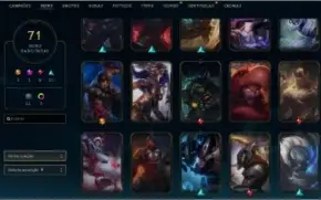 Conta LOL Diamante IV com 71 skins e 90 campeões