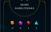 ACC PRATA V + 47 CHAMPIONS + 11 SKINS (UFO CORKI RARÍSSIMA)