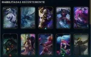 ACC PRATA V + 47 CHAMPIONS + 11 SKINS (UFO CORKI RARÍSSIMA)