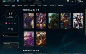 Conta LoL - LVL 140 - Gold 1 (Plat 1 season passada)