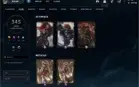 Conta League of legends 345 skins precim