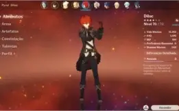 AR 43 Xiao + Lança jade, Zhongli, Diluc e Mona