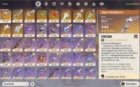 AR 58 > 15 Personagens 5* + 10 Armas 5*