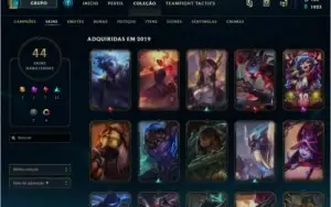 Conta lol ouro