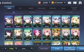 Conta Grand Chase Mobile│1,6KK PB│