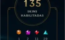 Conta LOL Diamante 4, LEVEL 361, 135+ SKINS, NUNCA BANIDO E+