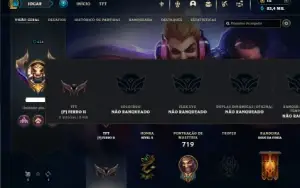Unranked com TODOS os champs e 245 Skins ( Nivel 634 )