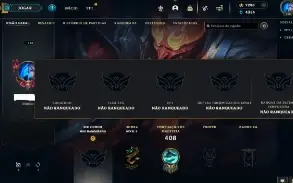 Unranked com TODOS os champs e 107 Skins + Duas skins RARAS