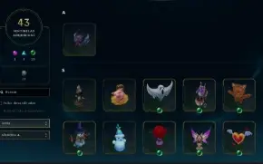 Conta Esmeralda com mais de 500 skins