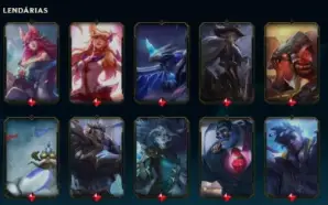Conta Esmeralda com mais de 500 skins