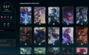 Conta Esmeralda com mais de 500 skins