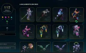 Conta Esmeralda com mais de 500 skins