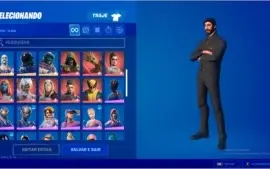 CONTA FORNITE S3 75 SKINS + CEIFADOR + SALVE O MUNDO